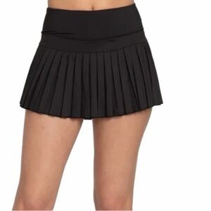Gold Hinge Black Women's Skirt